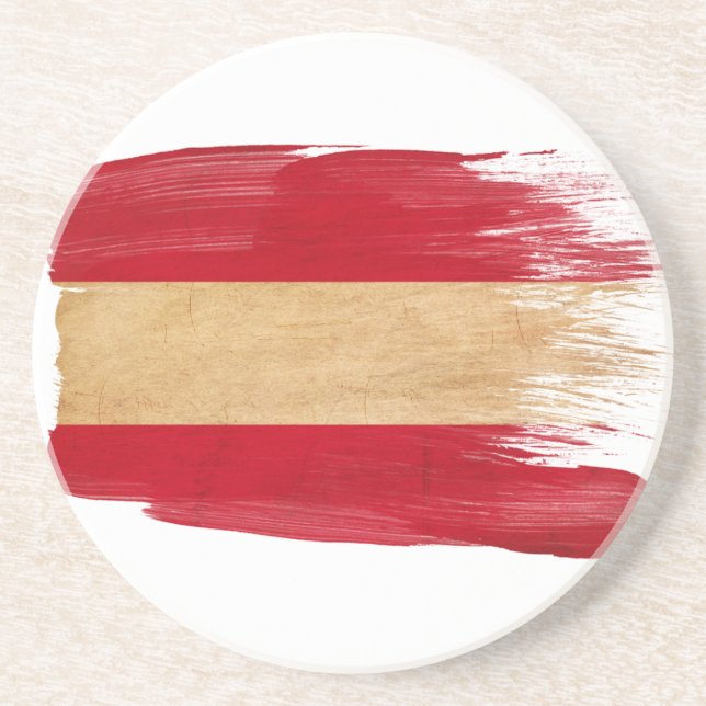 Österrike flaggaunderlägg underlägg (Framsidan)