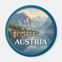 Österrike Hallstatt Europeiska unionen Magnet
