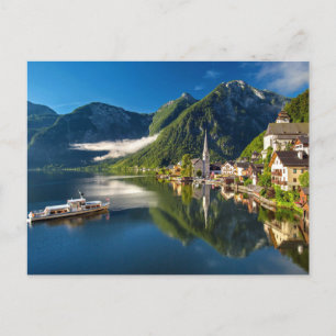 Österrike Hallstatt Sjö Vykort
