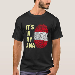 Österrike i mitt danska österrikiska Flagga Österr T Shirt