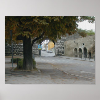 Österrike i olja poster