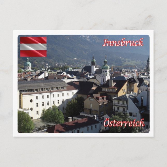 Österrike - Innsbruck - Vykort (Framsida)