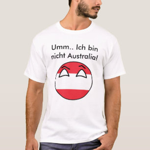 Österrike inte Australien landboll T-shirt