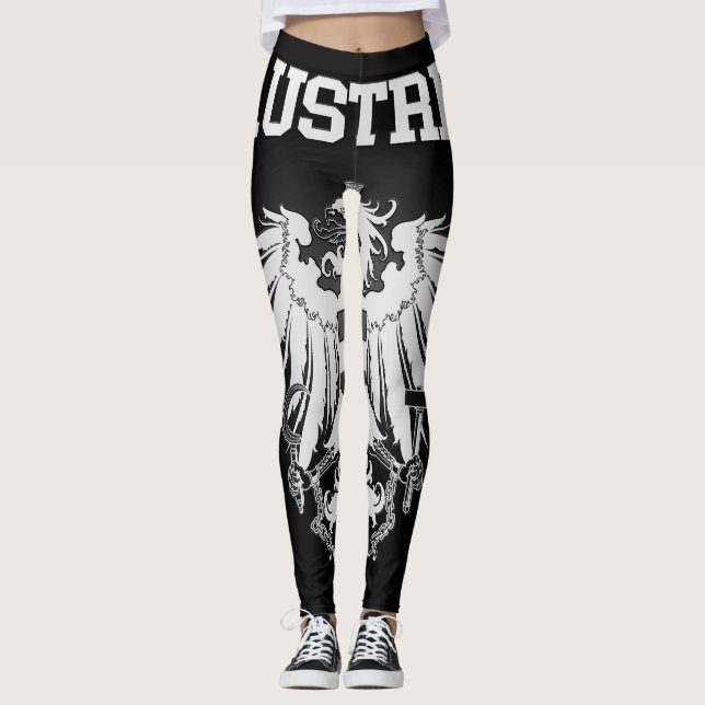 Österrike Jackar Arm Leggings (Framsida)