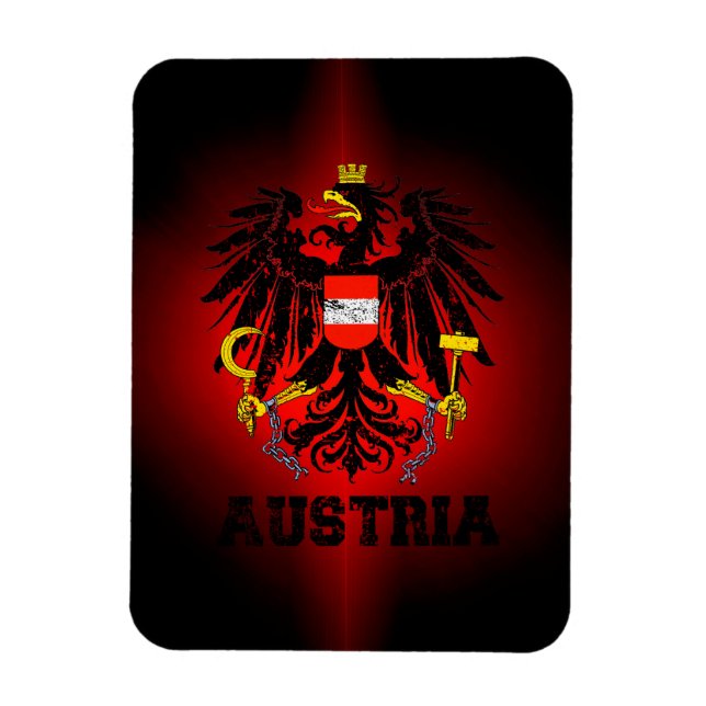 Österrike Jackar Arm Magnet (Vertikal)