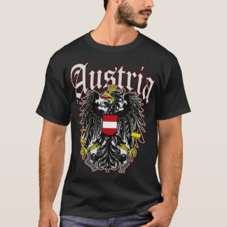 Österrike jackar arm österrikisk örle Oesterreich T Shirt