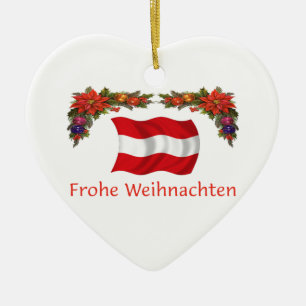 Österrike jul julgransprydnad keramik