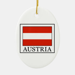 Österrike Julgransprydnad Keramik