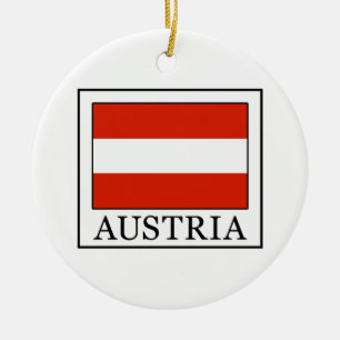 Österrike Julgransprydnad Keramik