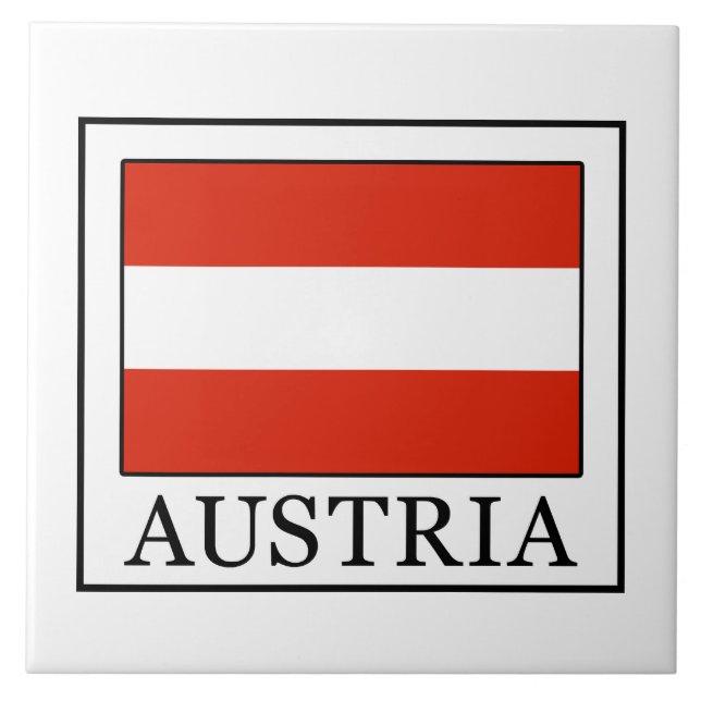 Österrike Kakelplatta (Framsidan)