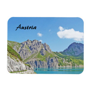 Österrike landskap i Vorarlberg Magnet
