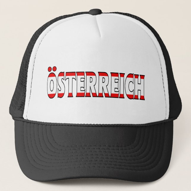 Österrike lastbilsförare truckerkeps (Framsida)