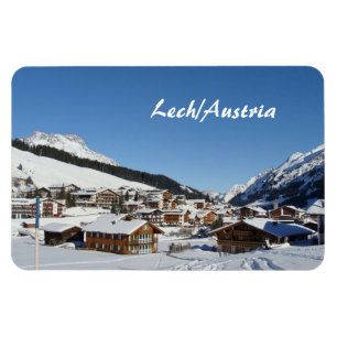 Österrike, Lech am Arlberg Souvenir Magnet