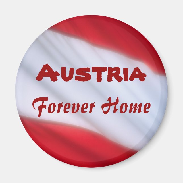 Österrike Magnet (Framsidan)