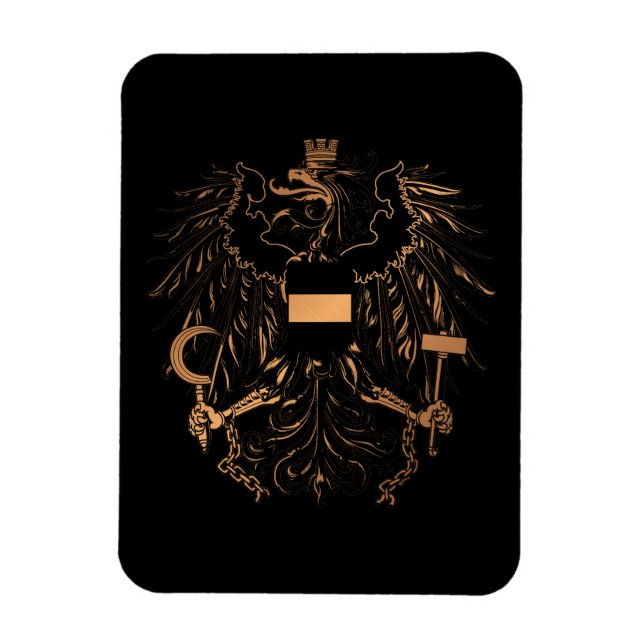 Österrike Magnet (Vertikal)