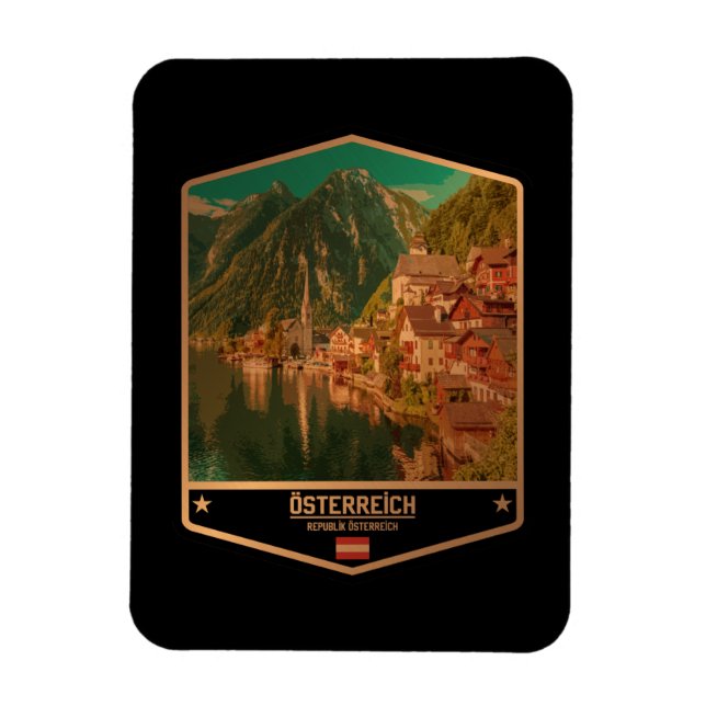  Österrike Magnet (Vertikal)
