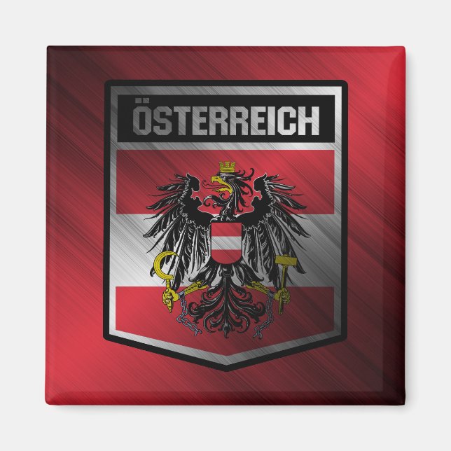 Österrike Magnet (Framsidan)
