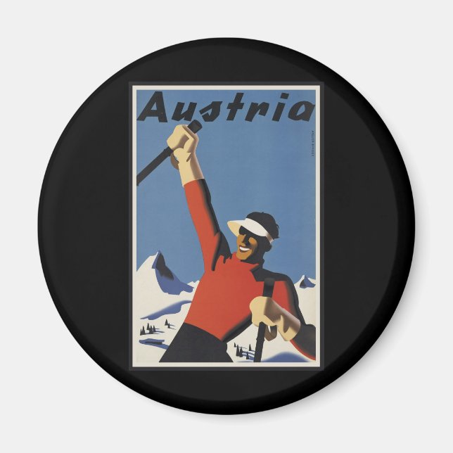 Österrike Magnet (Framsidan)