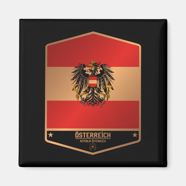 Österrike Magnet (Framsidan)