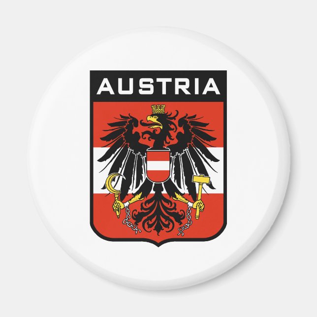Österrike Magnet (Framsidan)