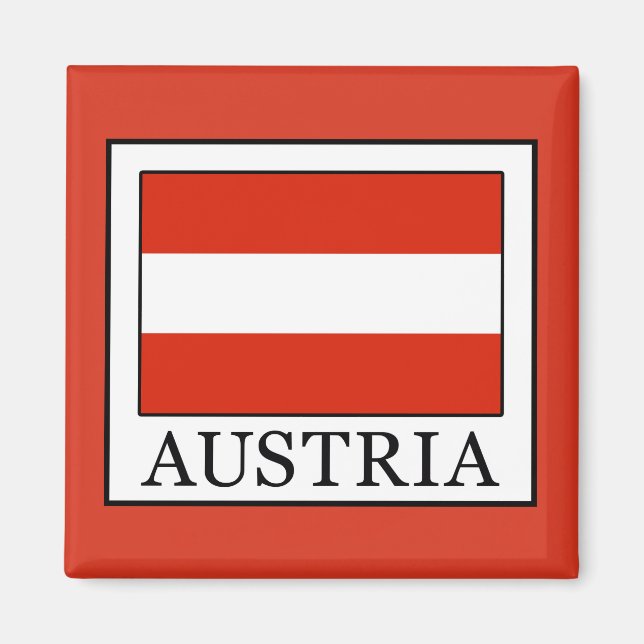 Österrike Magnet (Framsidan)