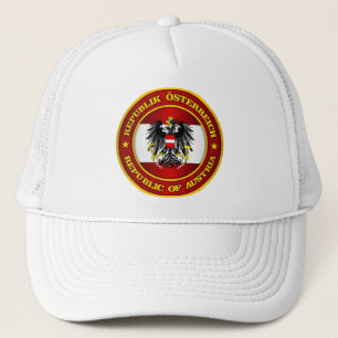 Österrike medaljong truckerkeps