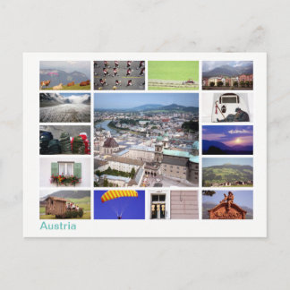 Österrike multiimage vykort
