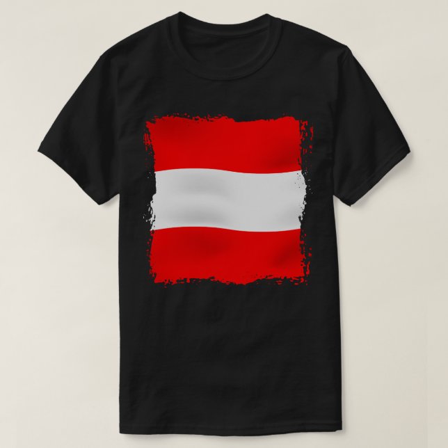 Österrike Nation T Shirt (Design framsida)