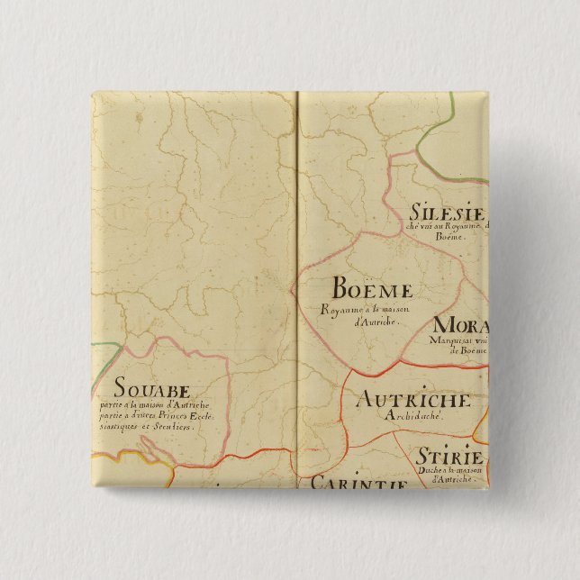 Österrike och Tjeckien Knapp (Framsida)