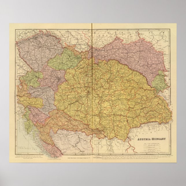 Österrike och Ungern Poster (Framsidan)