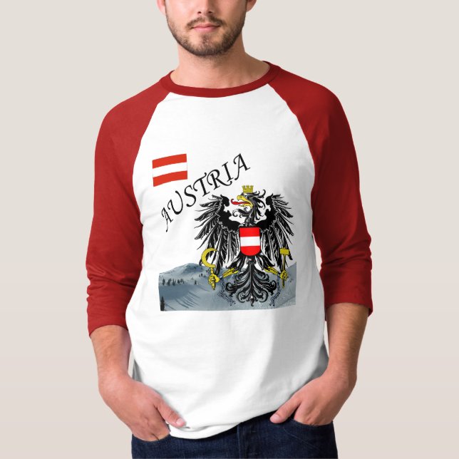 Österrike - Osterreich Tee Shirt (Framsida)