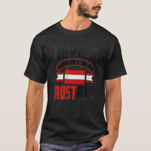 Österrike Österrikes Flagga inträffar när jag är i T Shirt
