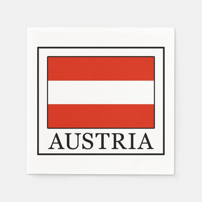 Österrike Pappersservett (Framsidan)