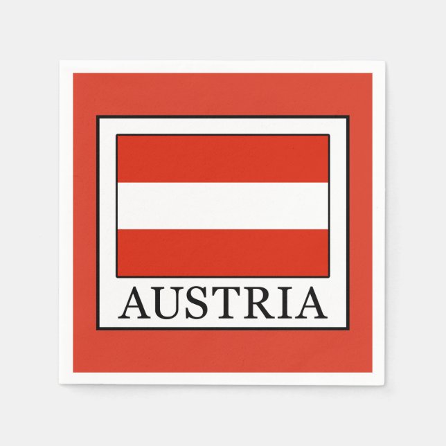 Österrike Pappersservett (Framsidan)