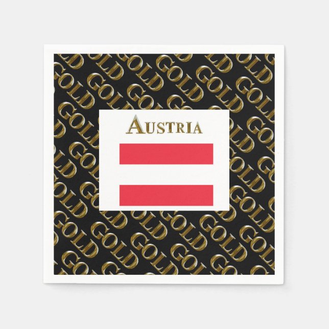 ÖSTERRIKE PAPPERSSERVETT (Framsidan)