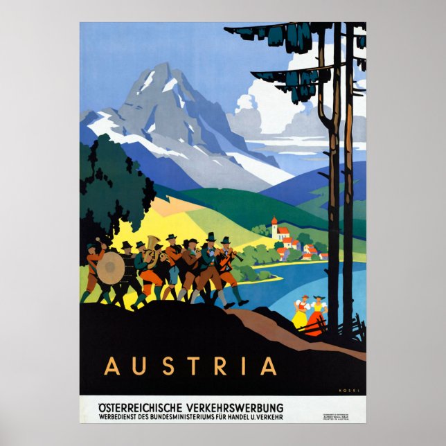 Österrike Parad - Österrike Poster (Framsidan)