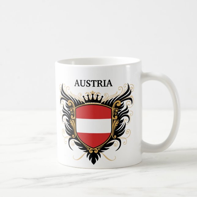 Österrike [personifiera], kaffemugg (Höger)