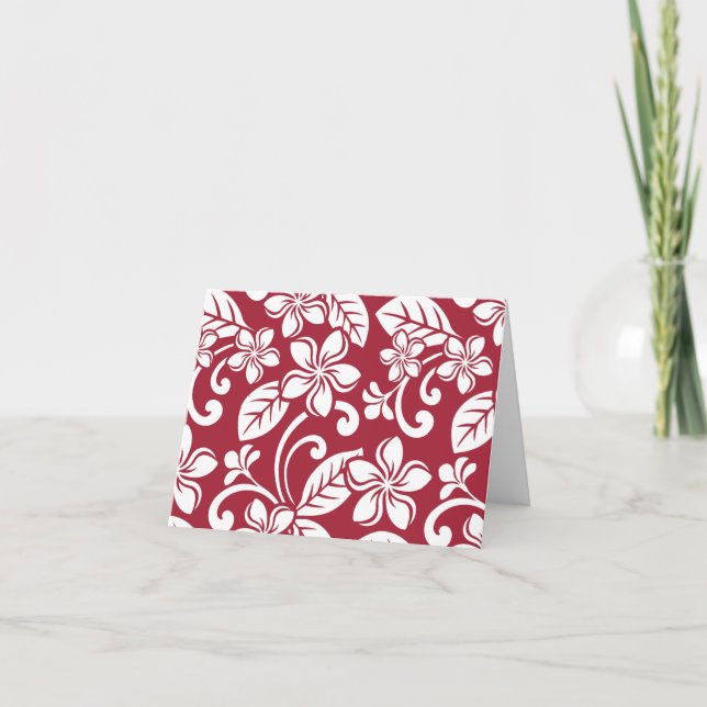 ÖSTERRIKE PLUMERIA (CARDINAL RED) - Tack (Framsida)