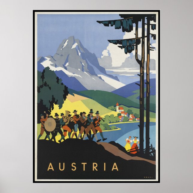 Österrike Poster (Framsidan)