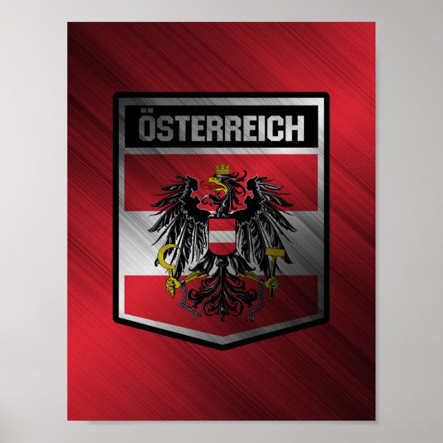 Österrike Poster (Framsidan)