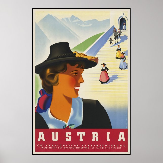 Österrike Poster (Framsidan)