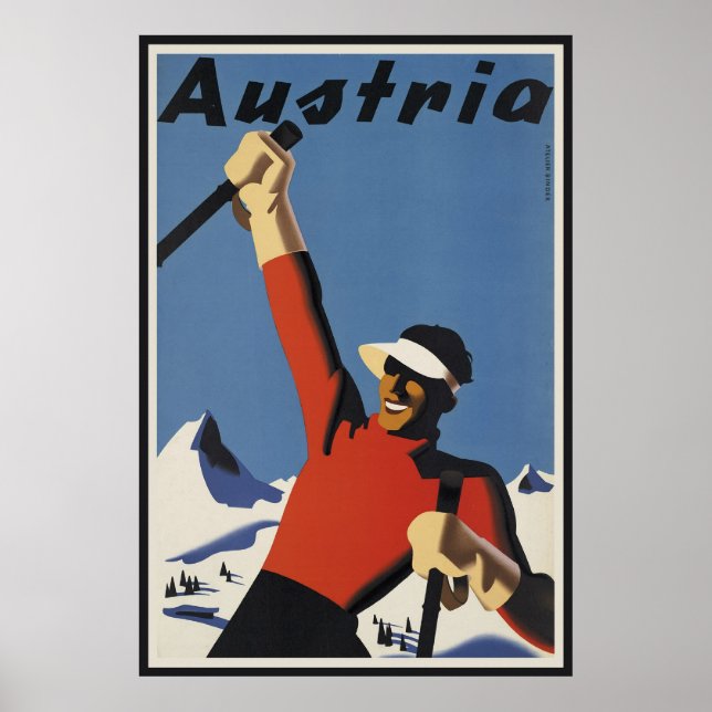 Österrike Poster (Framsidan)