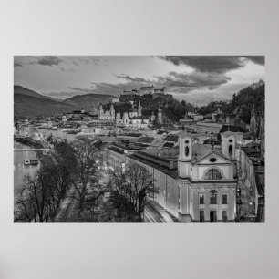 Österrike Salzburg poster