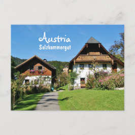 Österrike, Salzkammergut - vykort