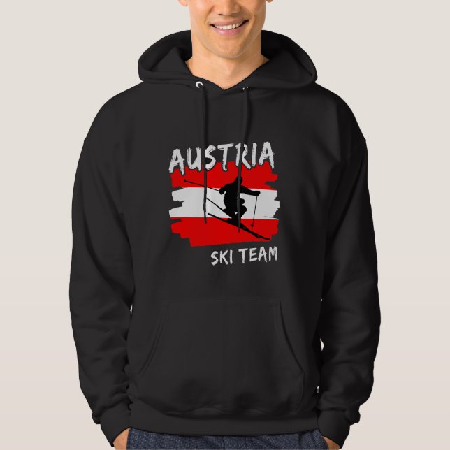 Österrike Skida   Hoodie (Framsida)