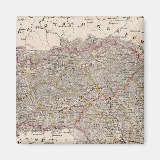 Österrike, Slovenien Magnet (Framsidan)