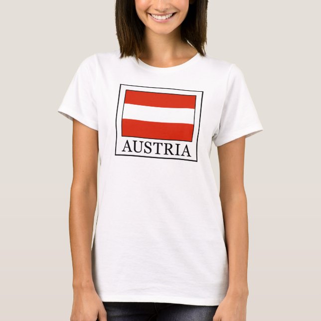 Österrike T Shirt (Framsida)
