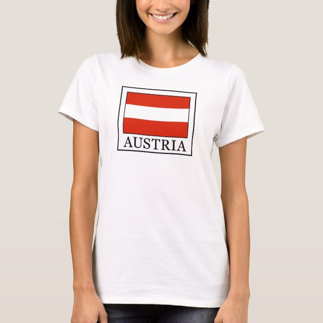 Österrike T Shirt (Framsida)