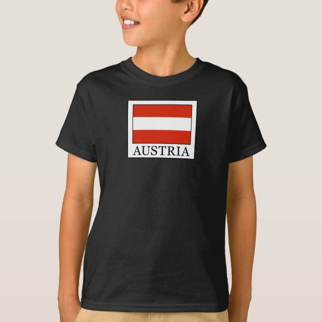 Österrike T-shirt (Framsida)