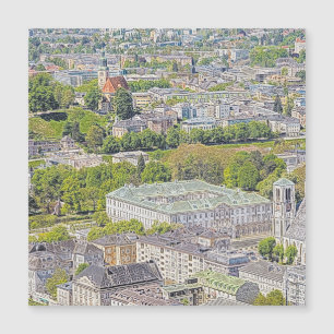 Österrike - teckning Salzburg 1